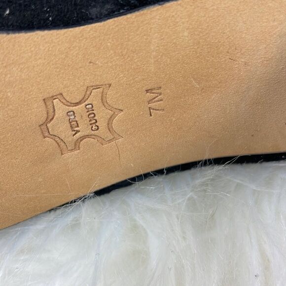 VIA SPIGA black suede ankle heel booties 7M - Picture 9 of 10